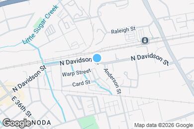 Map image of the property - 3630 N Davidson St
