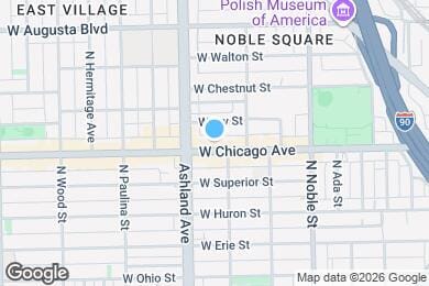 Map image of the property - 1532 W Chicago Ave