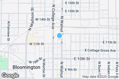Map image of the property - 703 N Walnut St