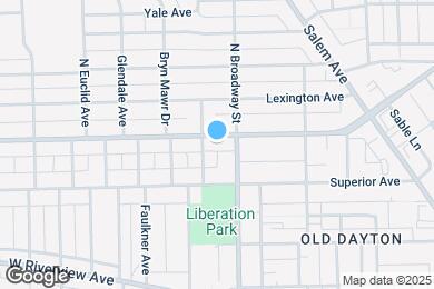 Map image of the property - 1116 W Grand Ave