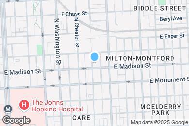 Map image of the property - 815 N Collington Ave