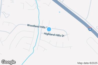 Map image of the property - 1209 Highland Hills Dr