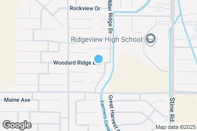 Map image of the property - 5419 Woodard Ridge Dr