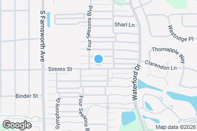 Map image of the property - 1696 Simms St