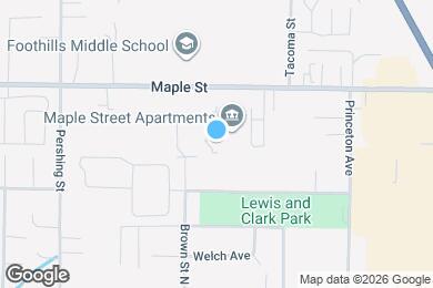 Map image of the property - 1386 Brown St