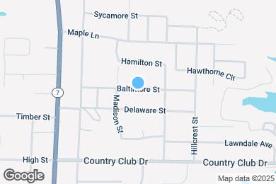 Map image of the property - 1300 Baltimore St