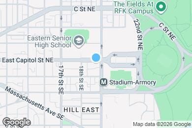 Map image of the property - 1827 East Capitol St SE