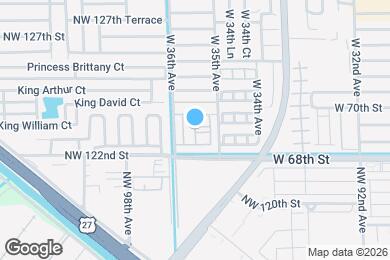 Map image of the property - 6911 W 36th Ave