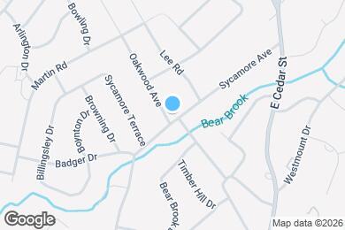 Map image of the property - 95 Sycamore Ave