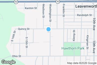 Map image of the property - 1206 Washington St