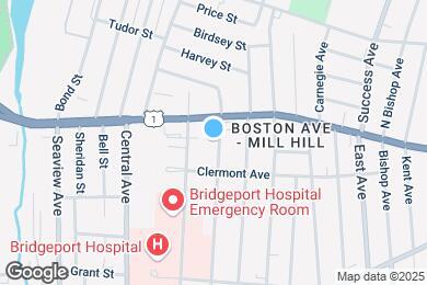 Map image of the property - 433 Ridgefield Ave