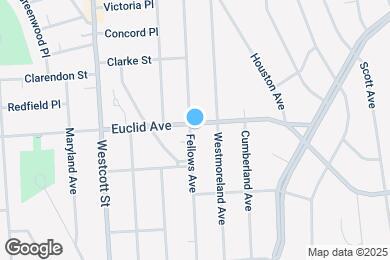 Map image of the property - 1100 Euclid Ave