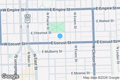 Map image of the property - 318 E Locust St