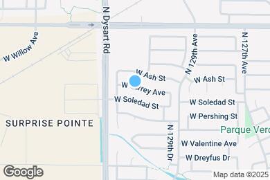 Map image of the property - 13011 W Surrey Ave