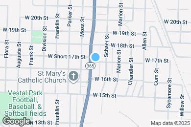 Map image of the property - 1624 Pike Ave