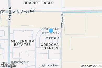 Map image of the property - 7939 W Lumbee St