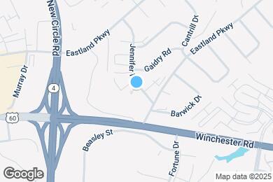 Map image of the property - Eastland Hills Apartments