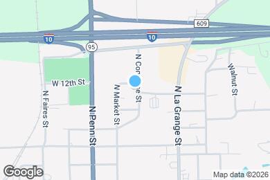 Map image of the property - 623 N Converse St