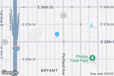 Map image of the property - 3749 5th Ave S