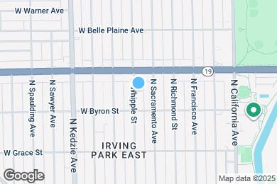 Map image of the property - 3927 N Whipple St