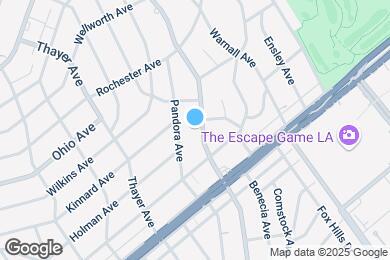 Map image of the property - 1611 S Beverly Glen Blvd