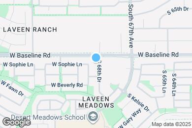 Map image of the property - 7612 S 68th Dr