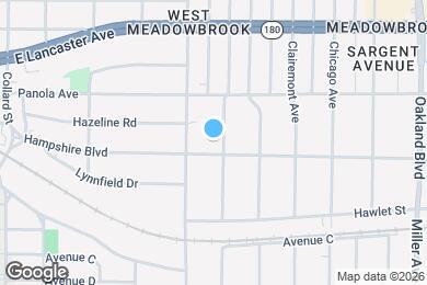 Map image of the property - 716 S Perkins St
