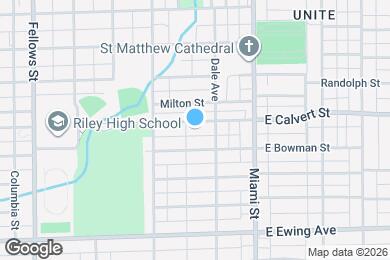 Map image of the property - 912 E Calvert St