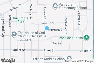 Map image of the property - 1621 Southridge Dr