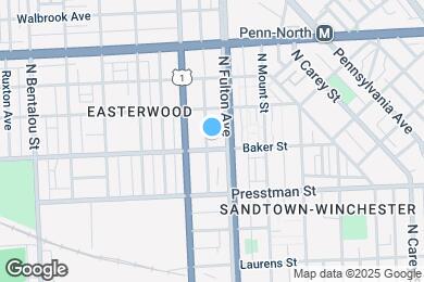 Map image of the property - 1609 McKean Ave