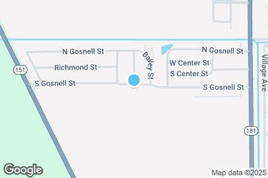 Map image of the property - 143 S Gosnell St