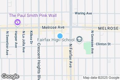 Map image of the property - 625 N Hayworth Ave