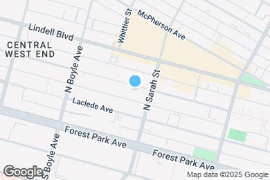 Map image of the property - 4124 W Pine Blvd