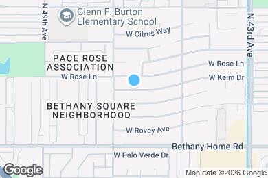 Map image of the property - 4623 W Keim Dr