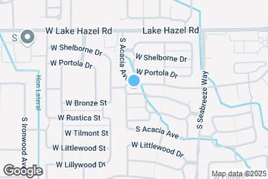 Map image of the property - 9733 W Brogan Dr