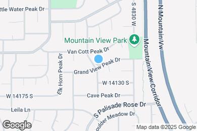 Map image of the property - 4956 W Grand View Peak Dr