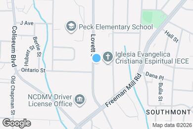 Map image of the property - 1583 Lovett St