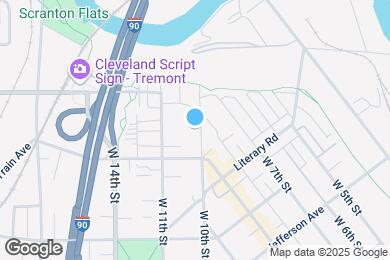 Map image of the property - 2104 W 10th St