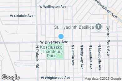 Map image of the property - 3840 W Diversey Ave