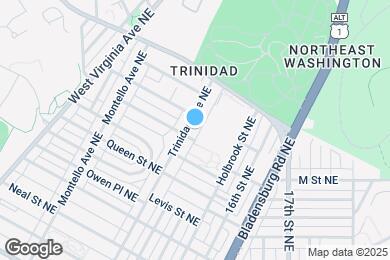 Map image of the property - 1653 Trinidad Ave NE