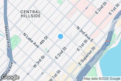 Map image of the property - 114 E 3rd St