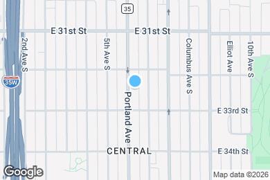 Map image of the property - 3227 Portland Ave S