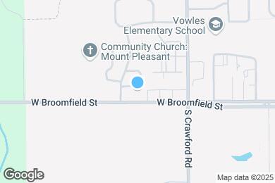 Map image of the property - 1212 W Broomfield St