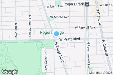 Map image of the property - 6807 N Ridge Blvd