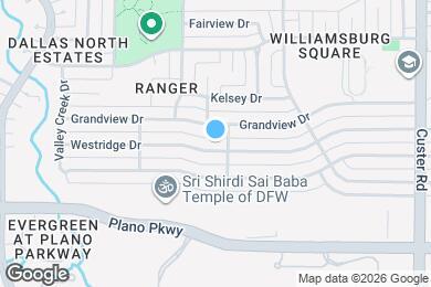 Map image of the property - 2505 Westridge Dr