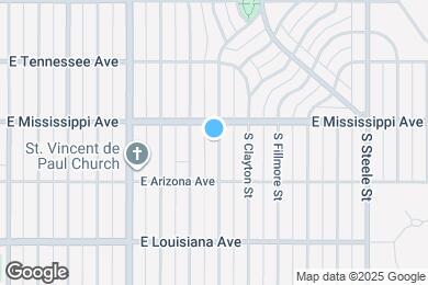 Map image of the property - 1131 S Elizabeth St