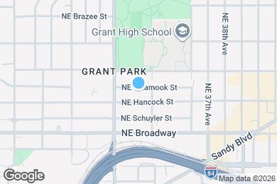 Map image of the property - 3414 NE Tillamook St