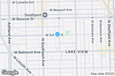 Map image of the property - 3250 N Lakewood Ave