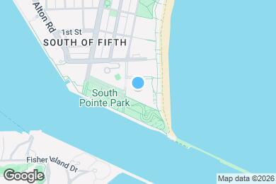 Map image of the property - 100 South Pointe Dr