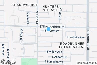 Map image of the property - 4445 E Sharon Dr